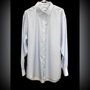 Charles Tyrwhitt Mens Non Iron Twill Mini Grid Check Shirt Size 17.5/44 (XXL)